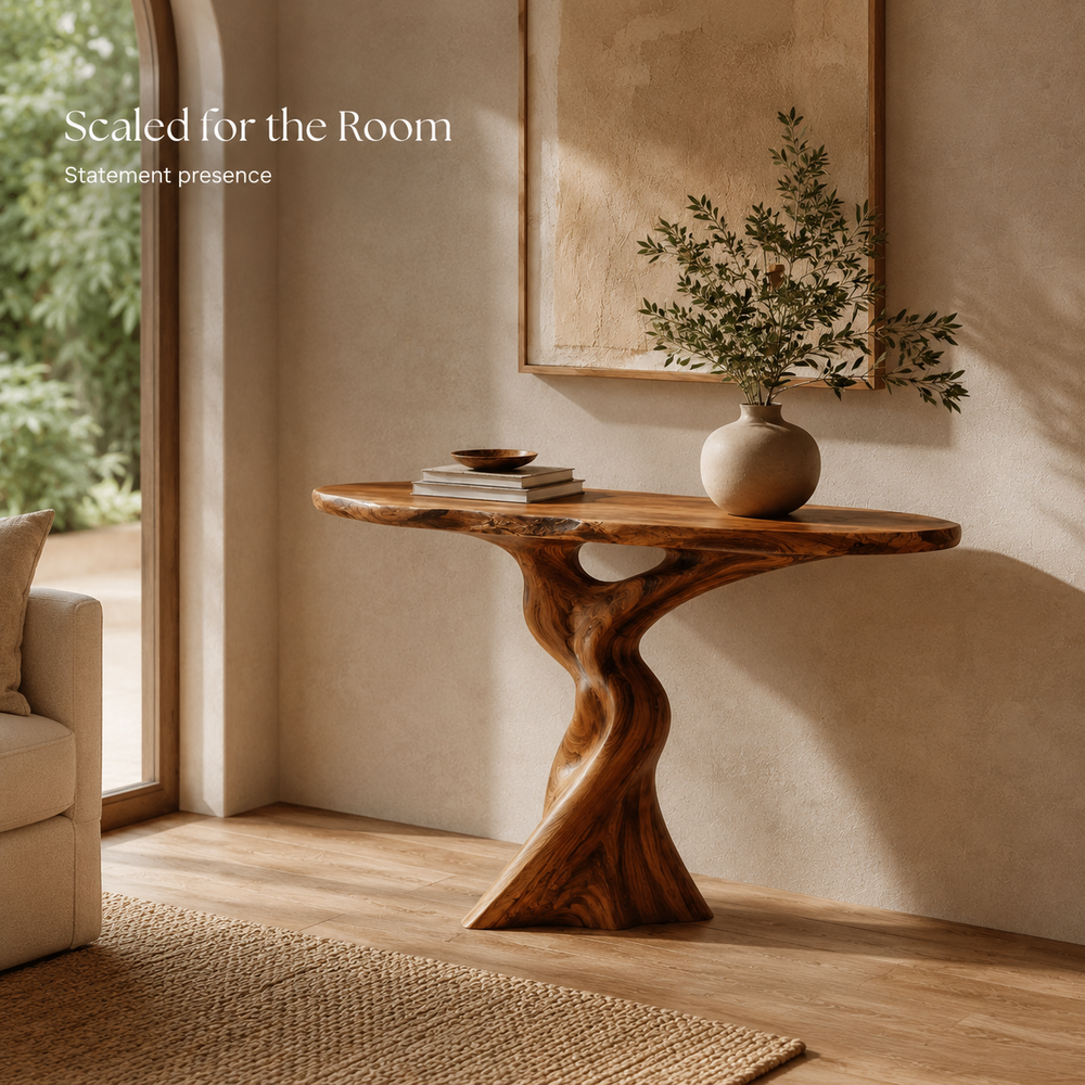 Brielle Sculpted Hall Console Table - Design 474 - product image 03