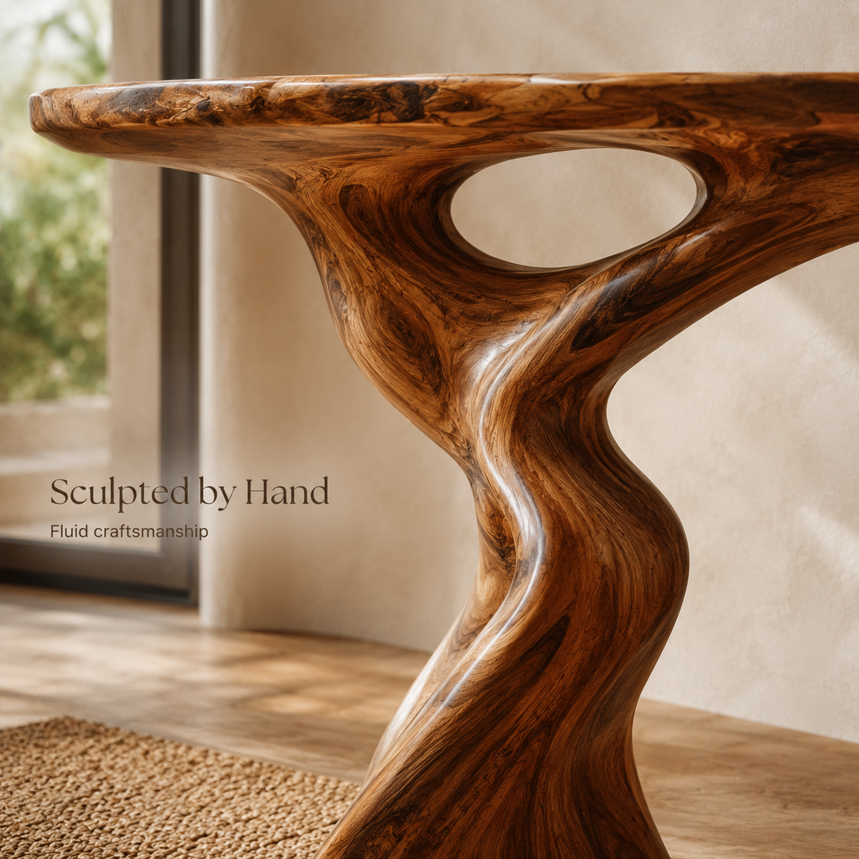 Brielle Sculpted Hall Console Table - Design 474 - product image 05