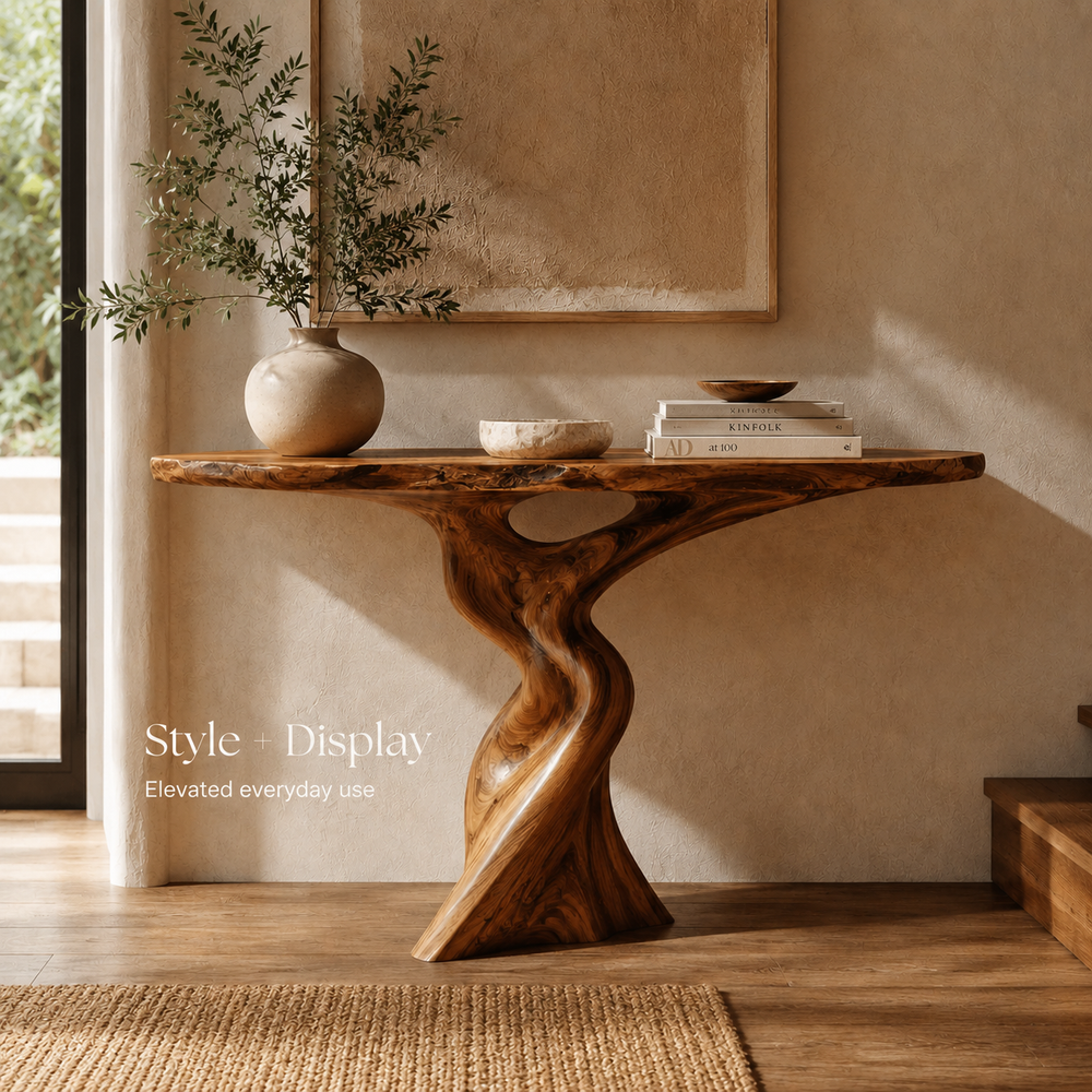 Brielle Sculpted Hall Console Table - Design 474 - product image 06