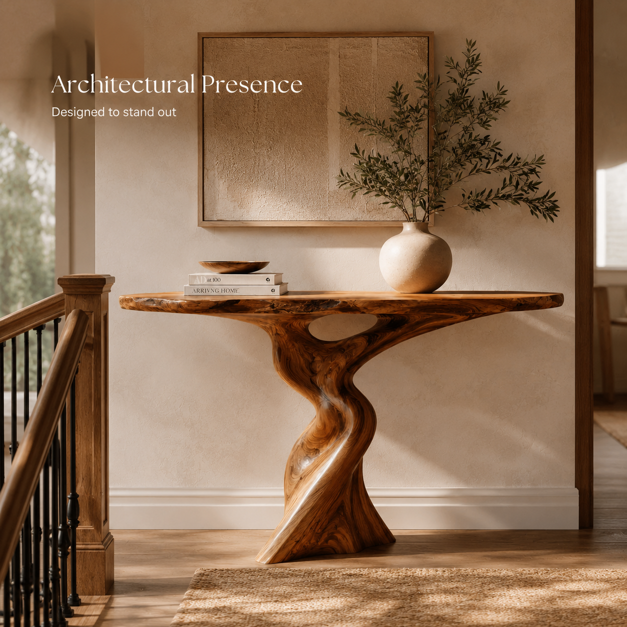 Brielle Sculpted Hall Console Table - Design 474 - product image 11