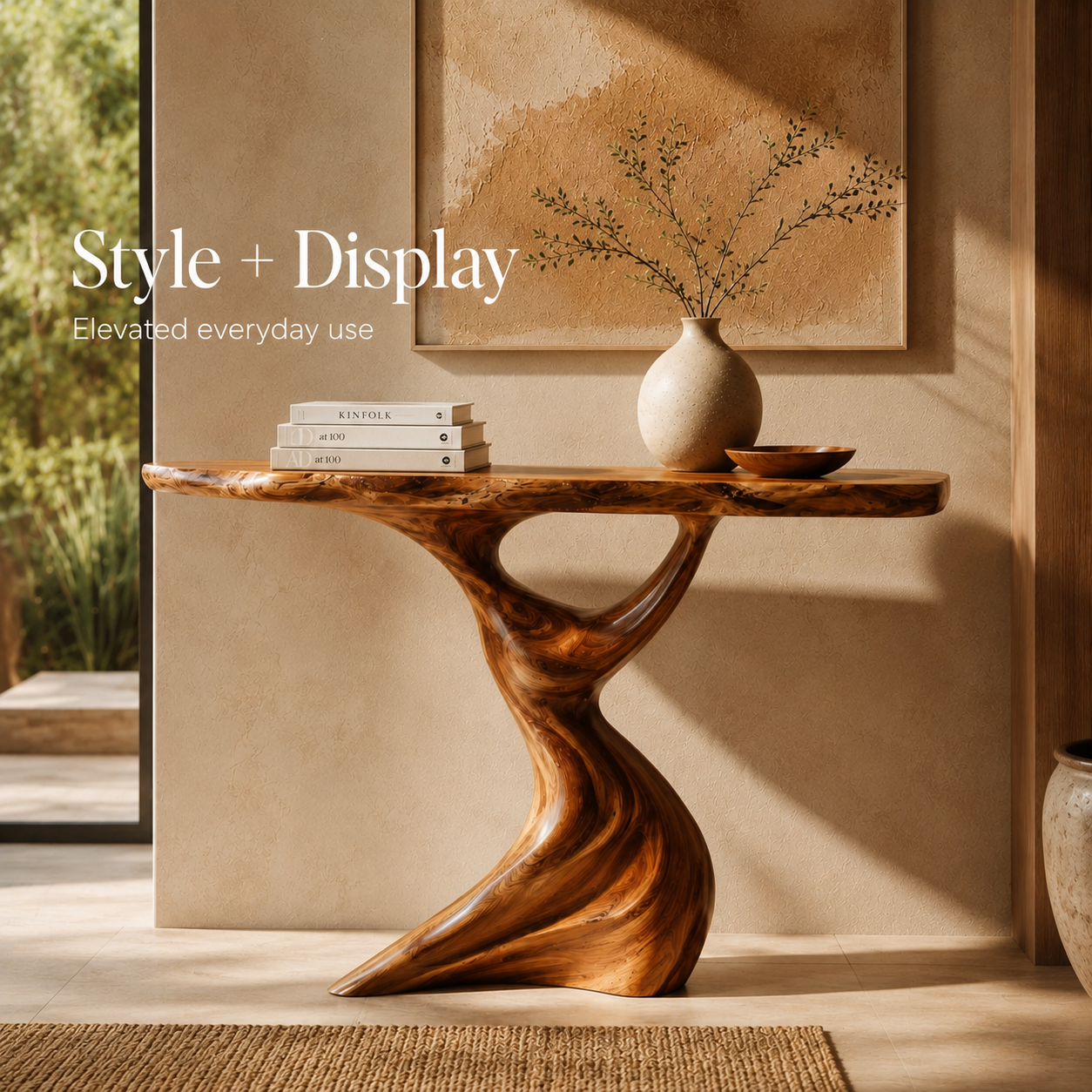 Orin Organic Modern Console Table - Design 475 - product image 06
