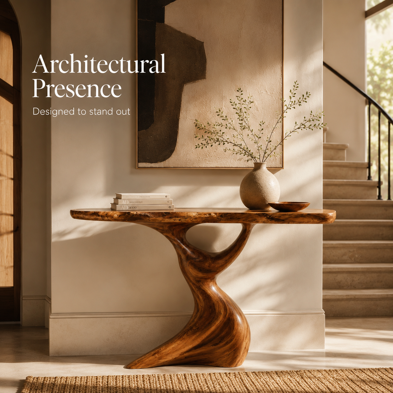 Orin Organic Modern Console Table - Design 475 - product image 11
