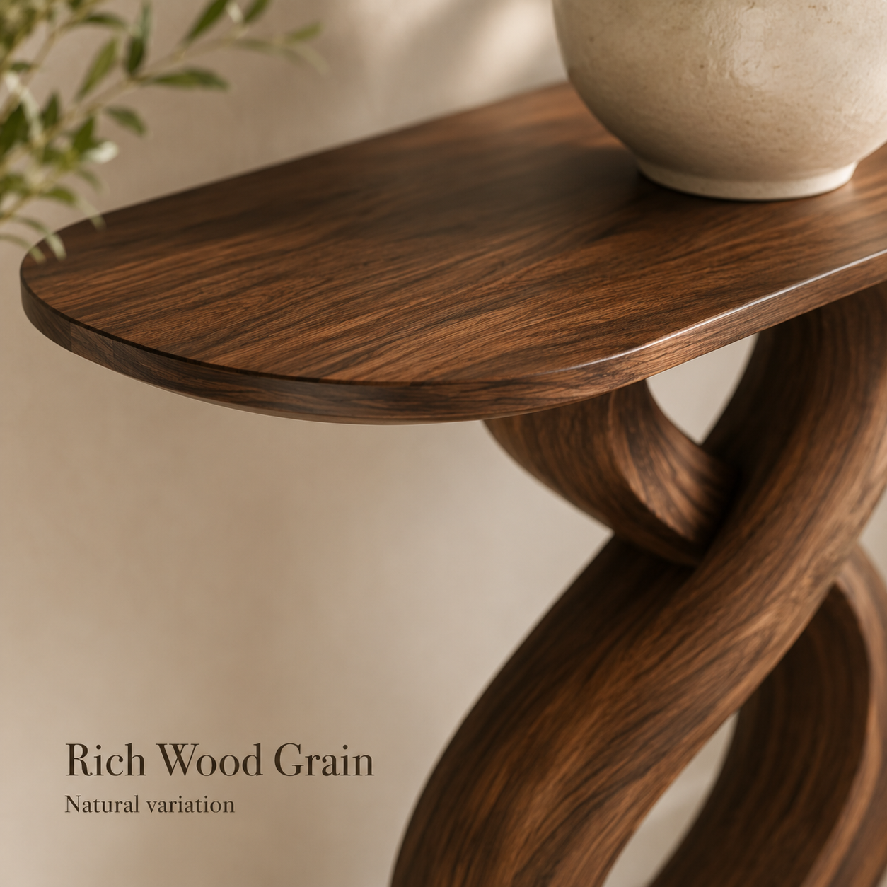 Selene Rounded Foyer Console Table - Design 476 - product image 04