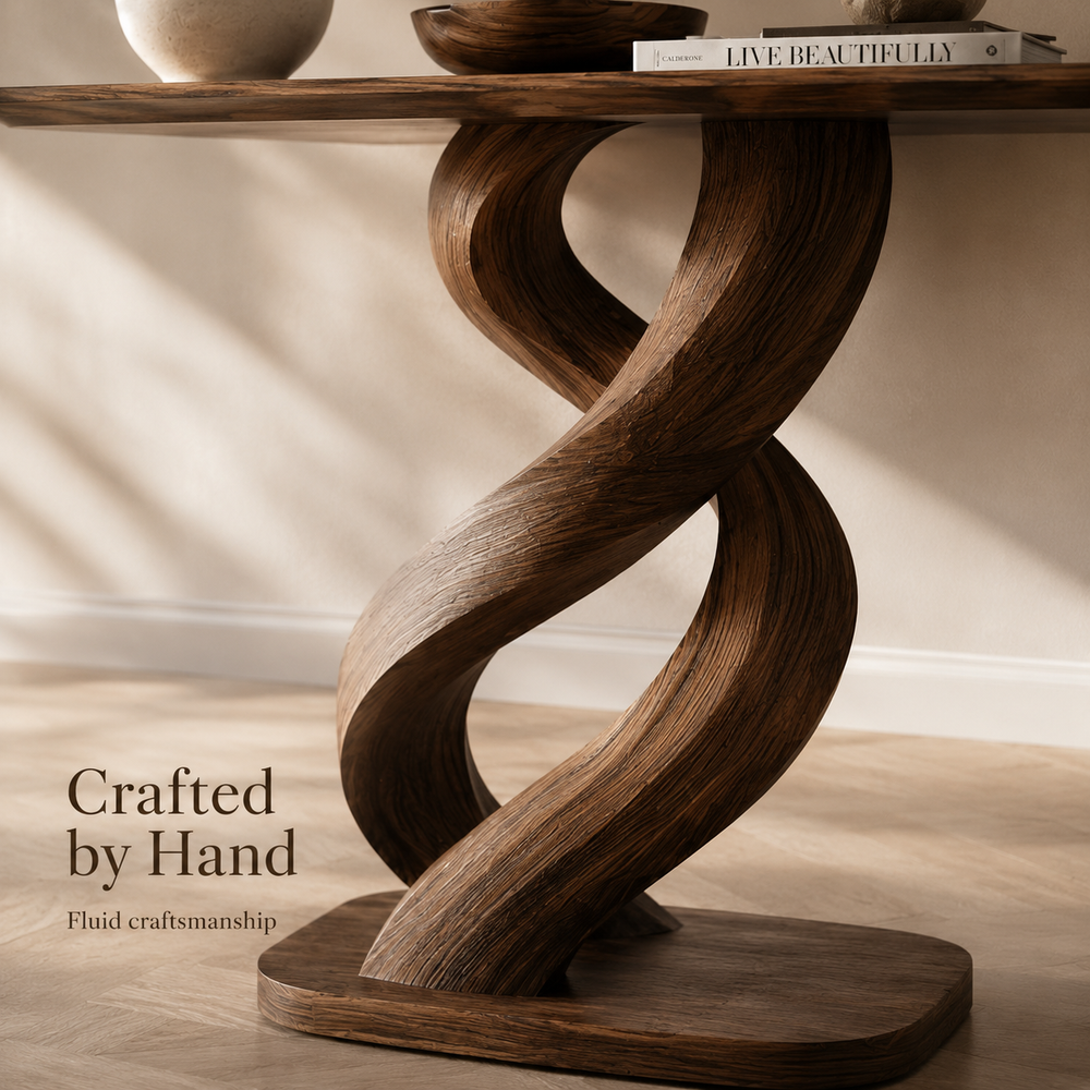 Selene Rounded Foyer Console Table - Design 476 - product image 05