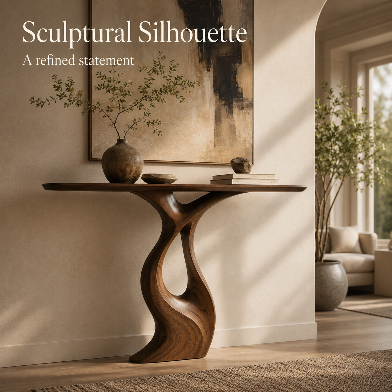 Mira Flow Wood Console Table - Design 478 - product image 02