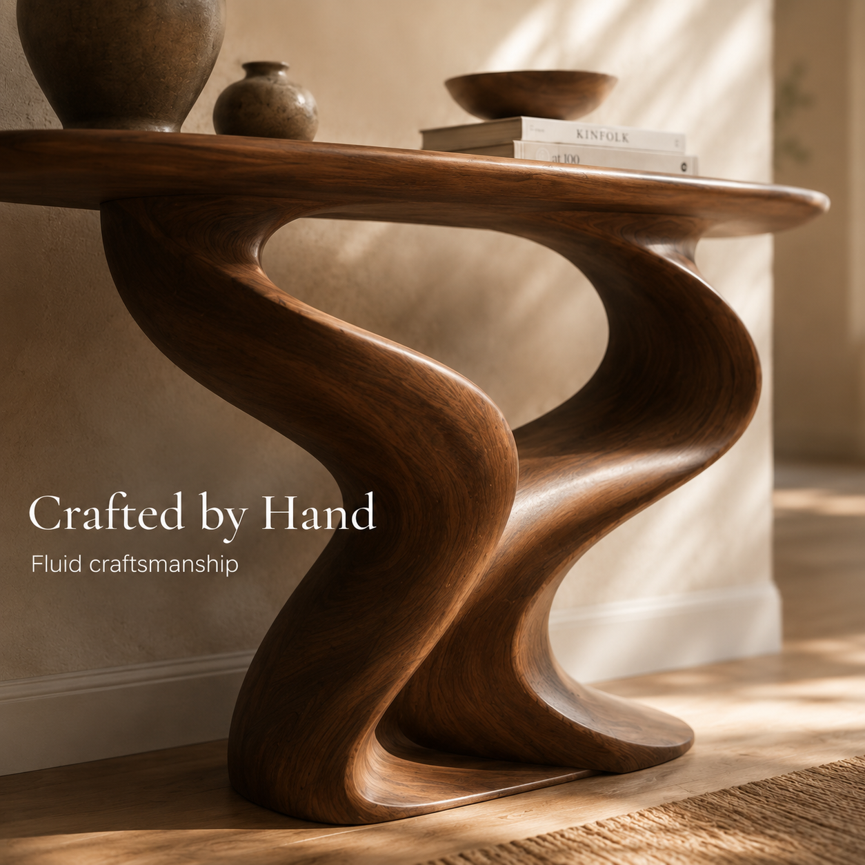 Vale Sculptural Entry Console Table - Design 480 - product image 05