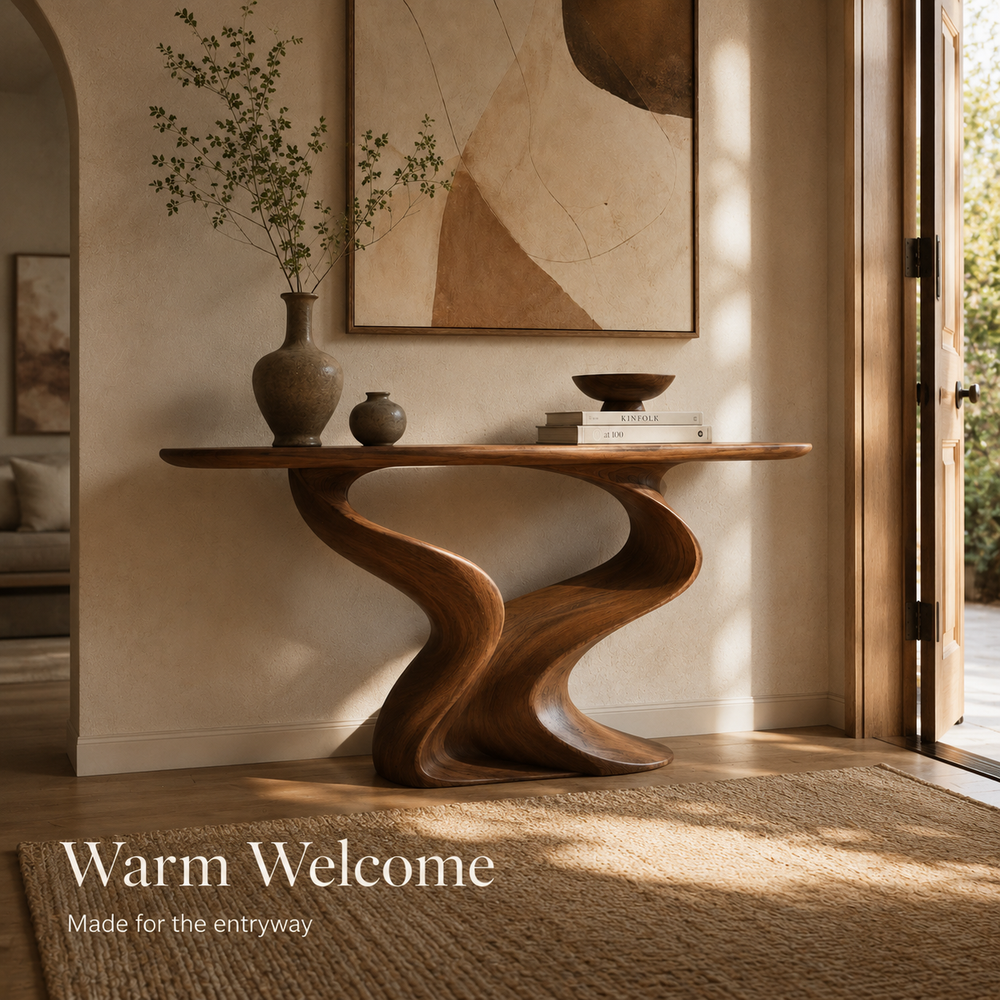Vale Sculptural Entry Console Table - Design 480 - product image 08
