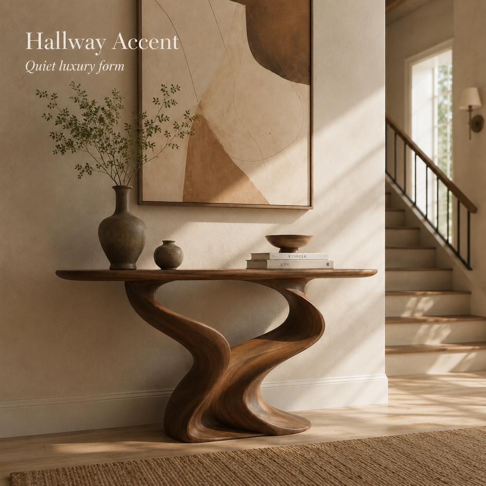 Vale Sculptural Entry Console Table - Design 480 - product image 09