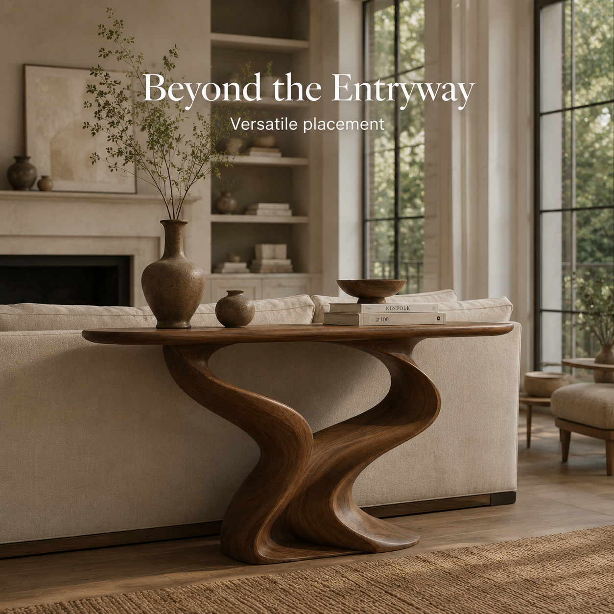 Vale Sculptural Entry Console Table - Design 480 - product image 10