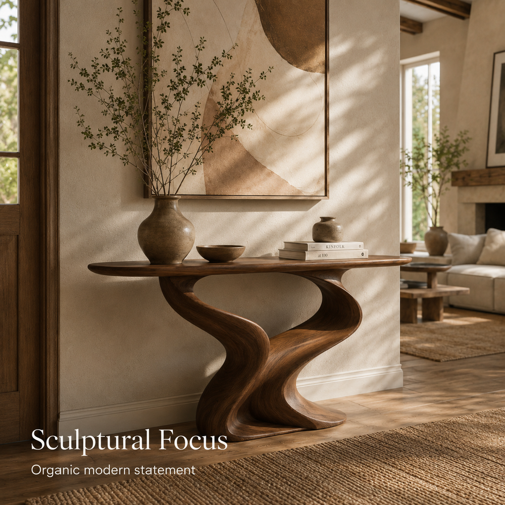 Vale Sculptural Entry Console Table - Design 480 - product image 11