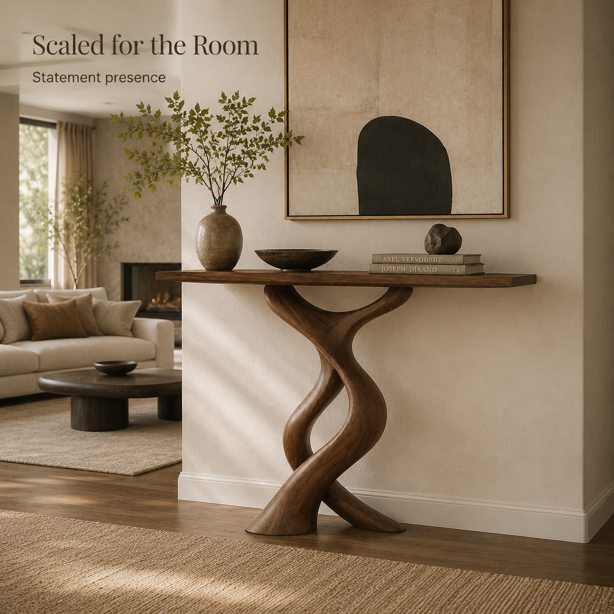 Celine Warm Modern Console Table - Design 482 - product image 04