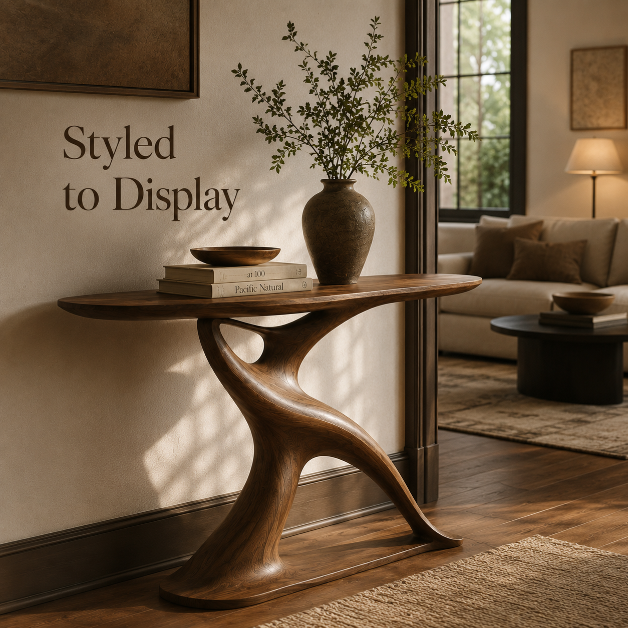 Aurelle Sculptural Console Table - Design 485 - product image 06