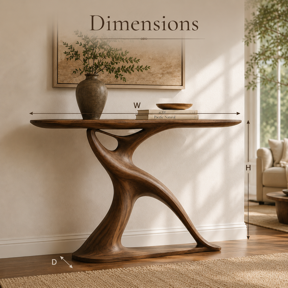 Aurelle Sculptural Console Table - Design 485 - product image 10