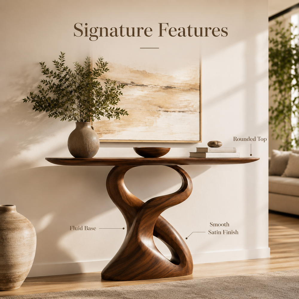 Caldera Organic Hall Console Table - Design 487 - product image 07