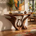 Soren Rounded Wood Console Table - Design 488 - main view