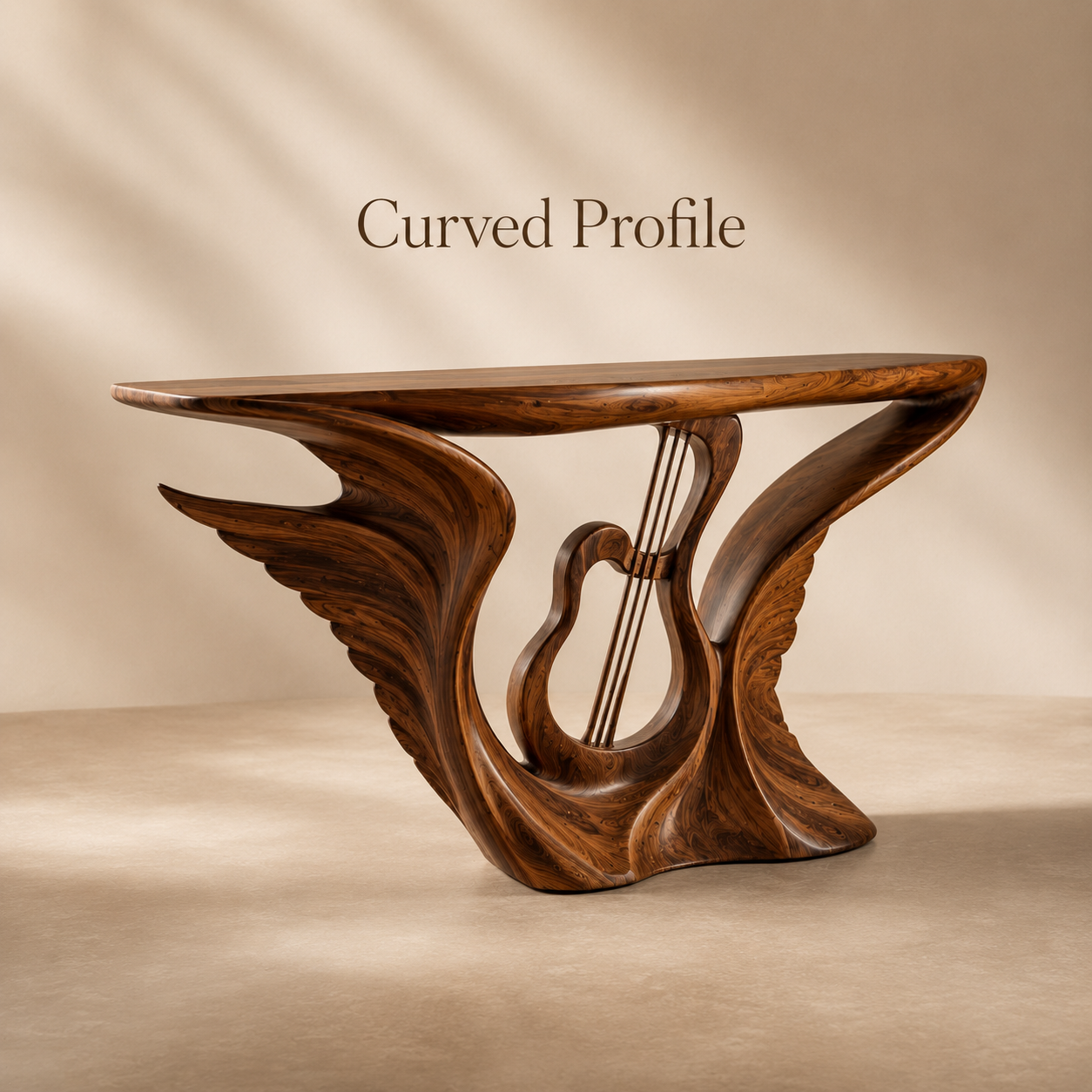 Soren Rounded Wood Console Table - Design 488 - product image 07
