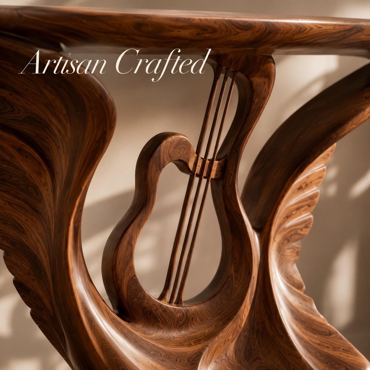 Soren Rounded Wood Console Table - Design 488 - product image 09