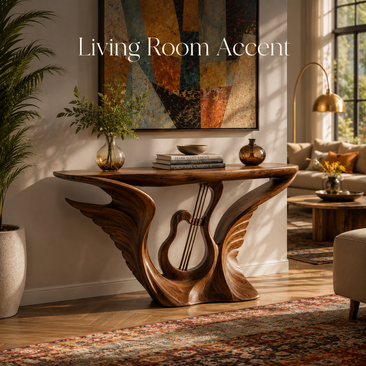 Soren Rounded Wood Console Table - Design 488 - product image 11
