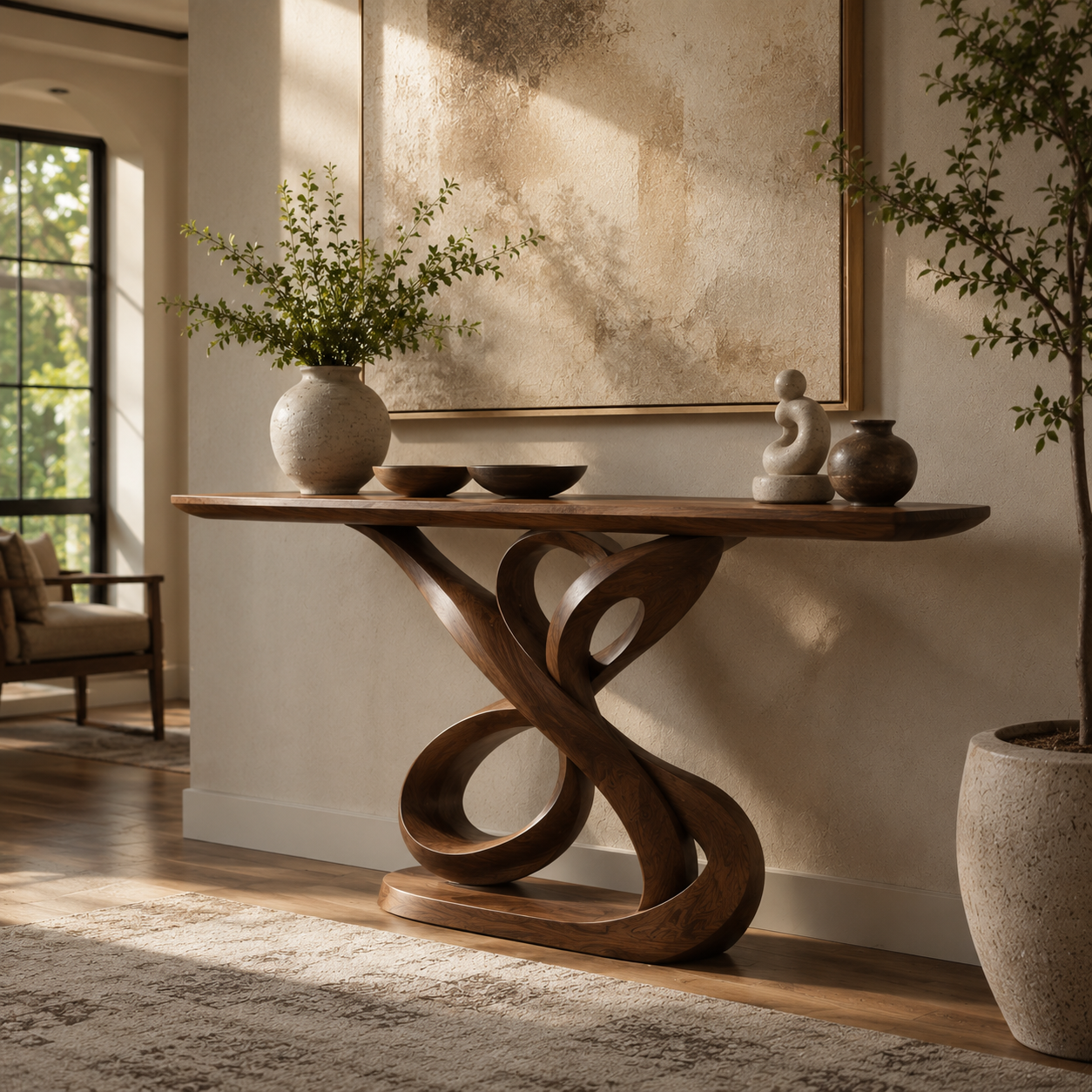 Veyra Soft Curve Console Table - Design 490 - main view
