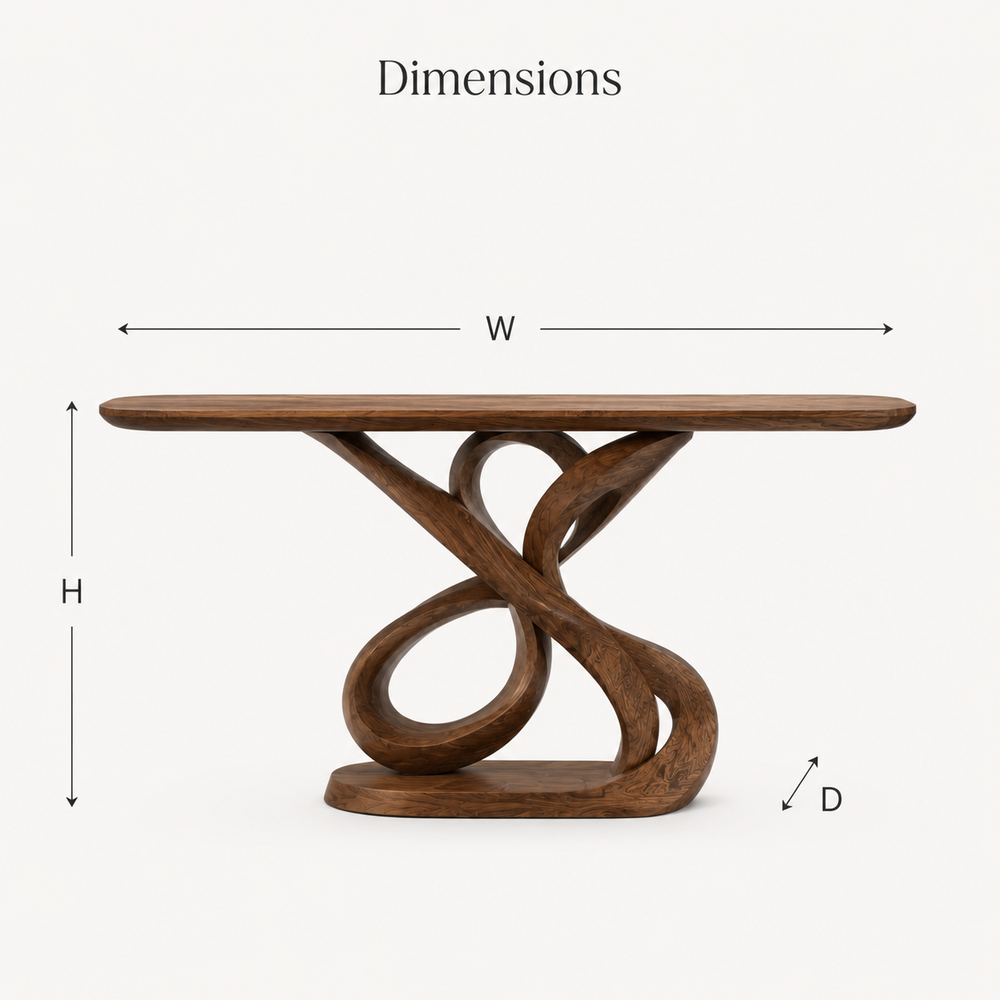 Veyra Soft Curve Console Table - Design 490 - product image 03