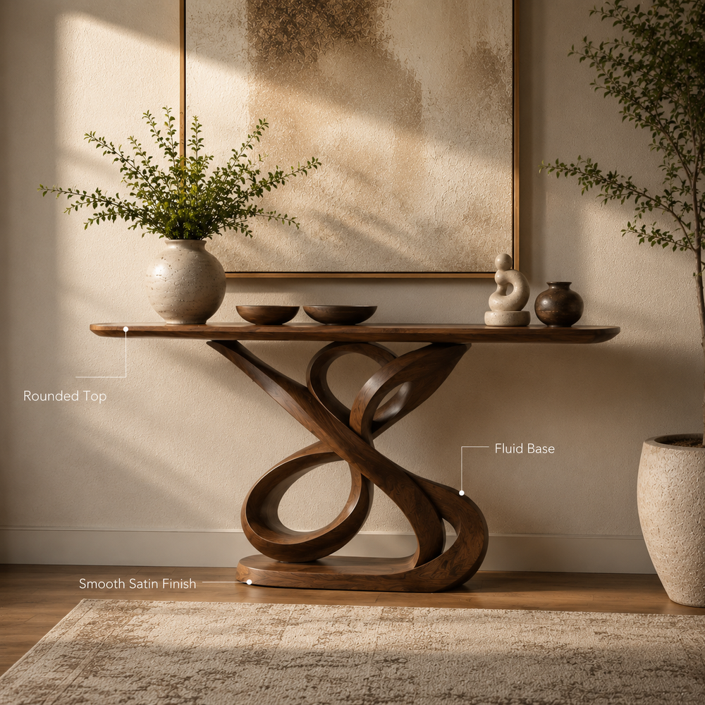 Veyra Soft Curve Console Table - Design 490 - product image 06