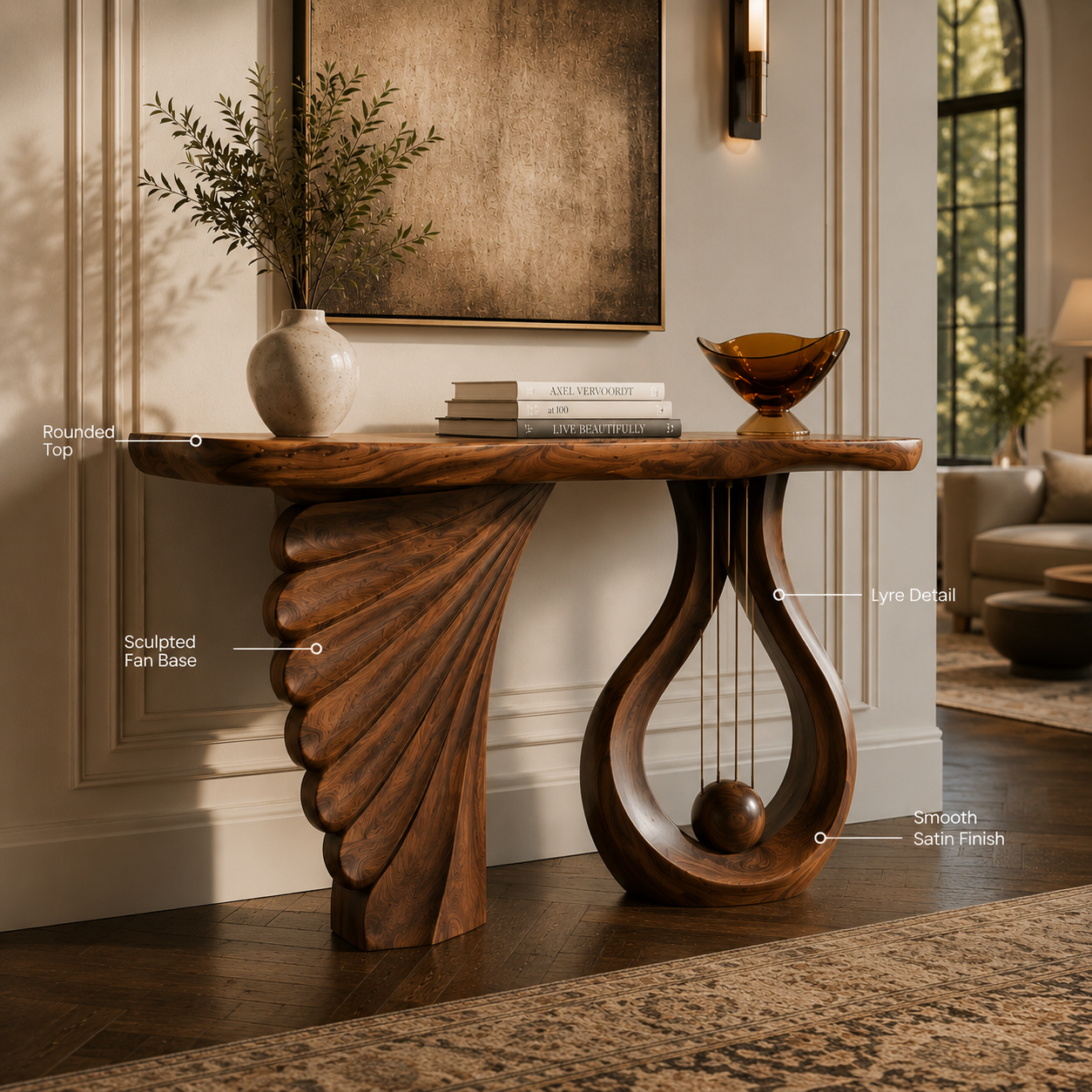 Nolan Arc Entry Console Table - Design 491 - product image 08