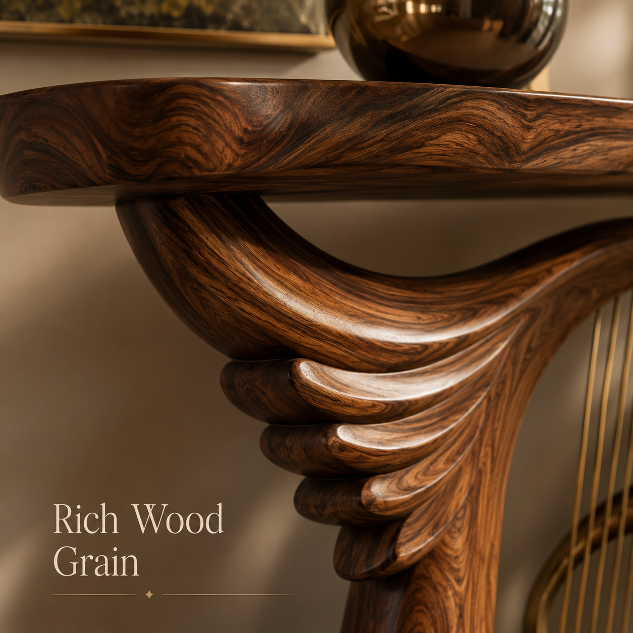 Liora Warm Walnut Console Table - Design 492 - product image 09