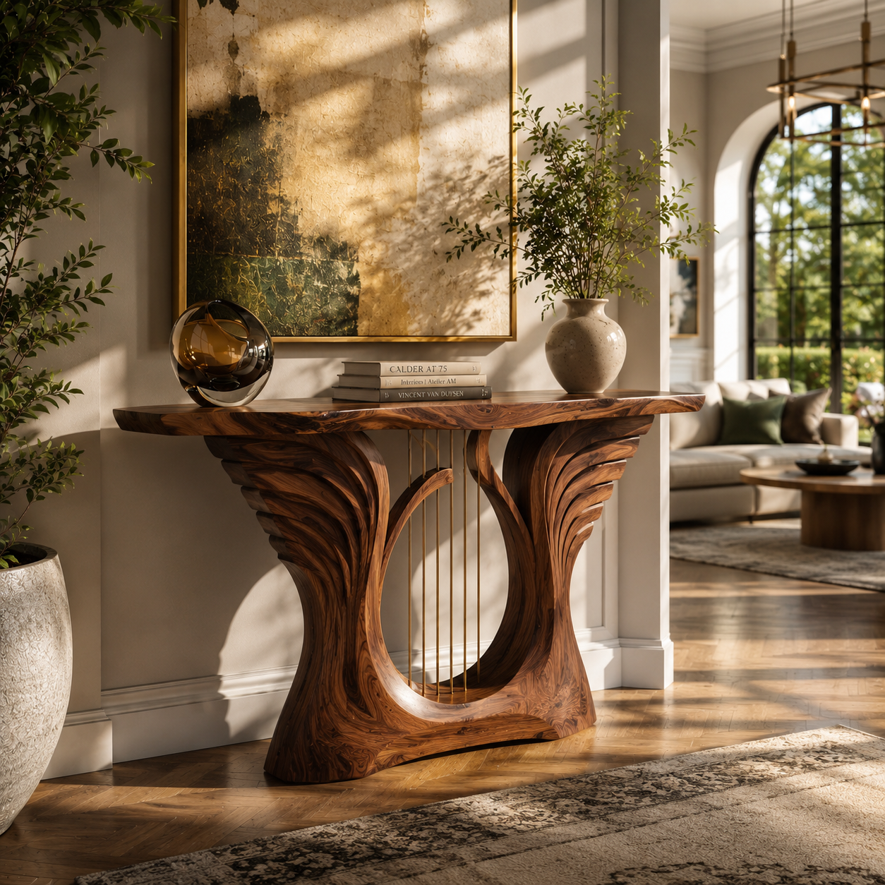 Rowan Hollow Form Console Table - Design 493 - main view