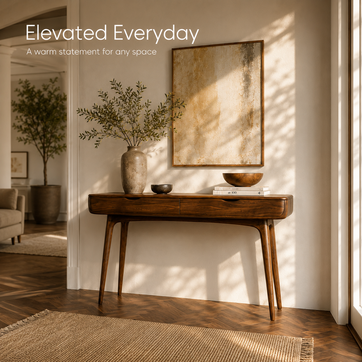 Brielle Sculpted Hall Console Table - Design 494 - product image 10