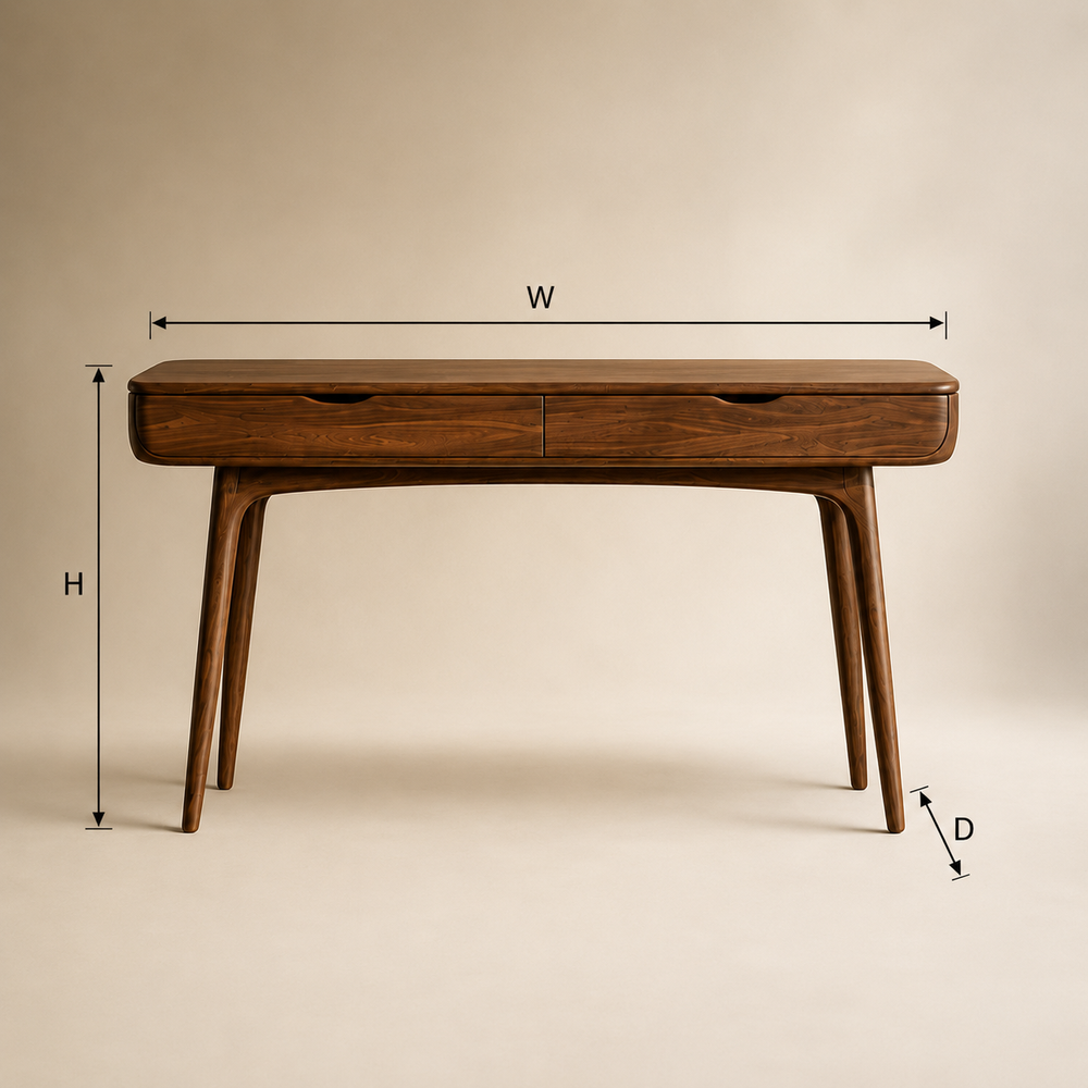 Brielle Sculpted Hall Console Table - Design 494 - product image 11