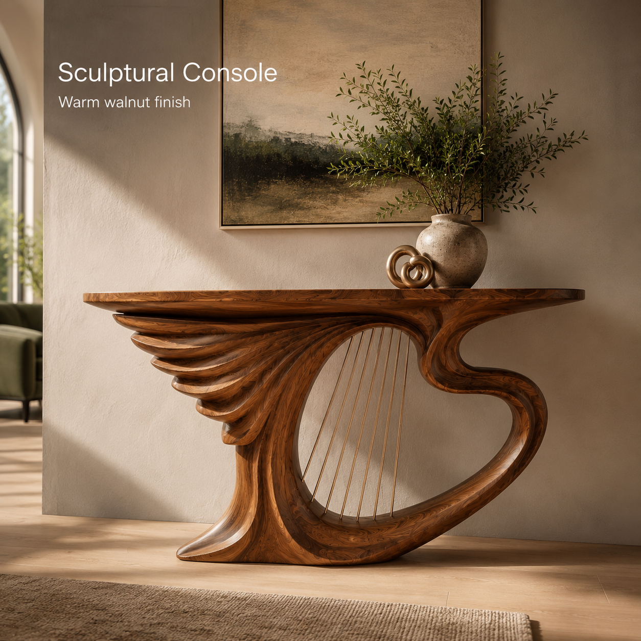 Orin Organic Modern Console Table - Design 495 - product image 02