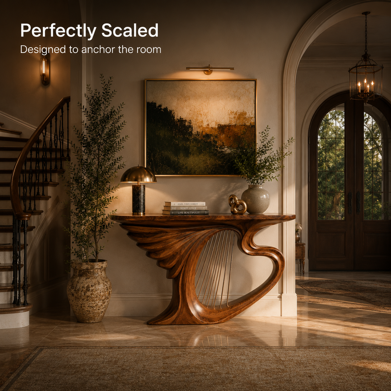 Orin Organic Modern Console Table - Design 495 - product image 04