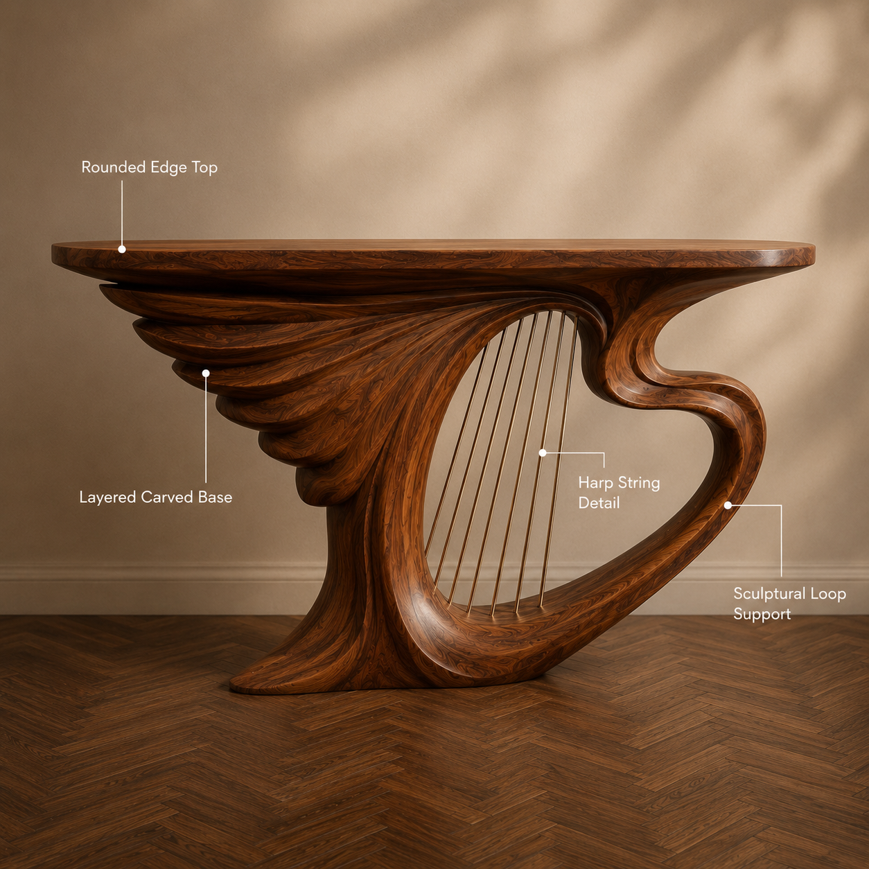 Orin Organic Modern Console Table - Design 495 - product image 08