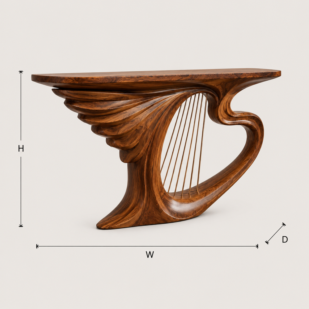 Orin Organic Modern Console Table - Design 495 - product image 11