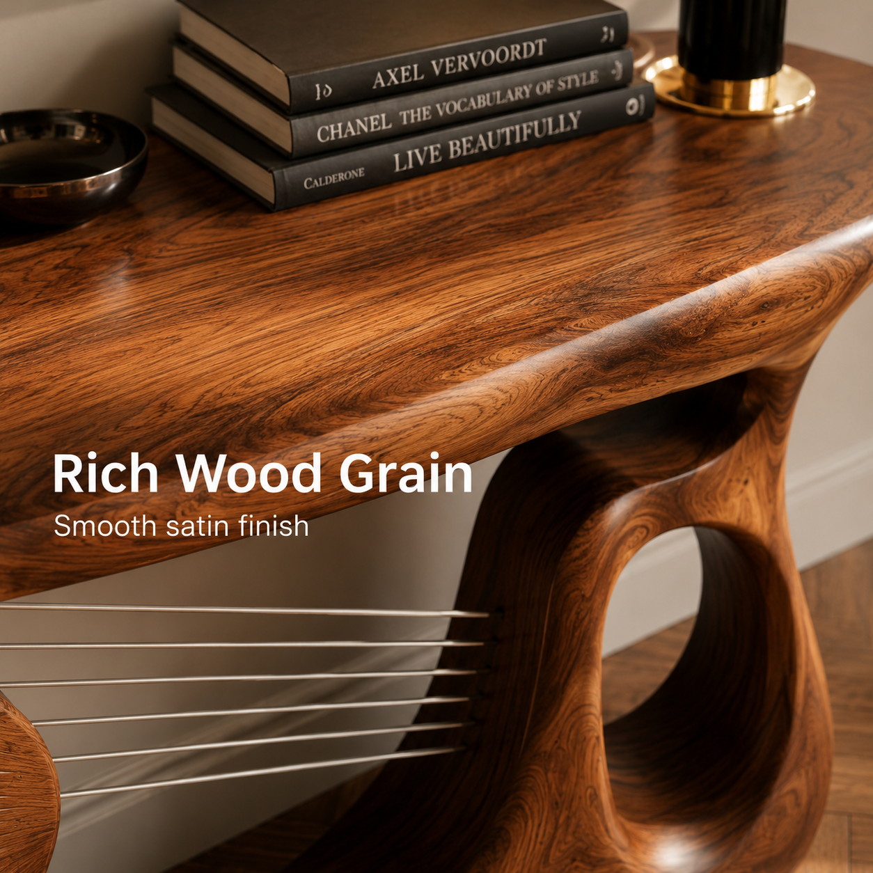 Selene Rounded Foyer Console Table - Design 496 - product image 05