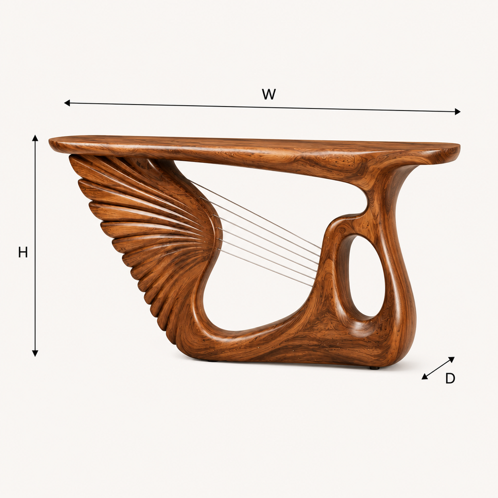 Selene Rounded Foyer Console Table - Design 496 - product image 11