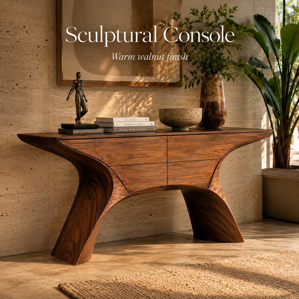 Mira Flow Wood Console Table - Design 498 - product image 02