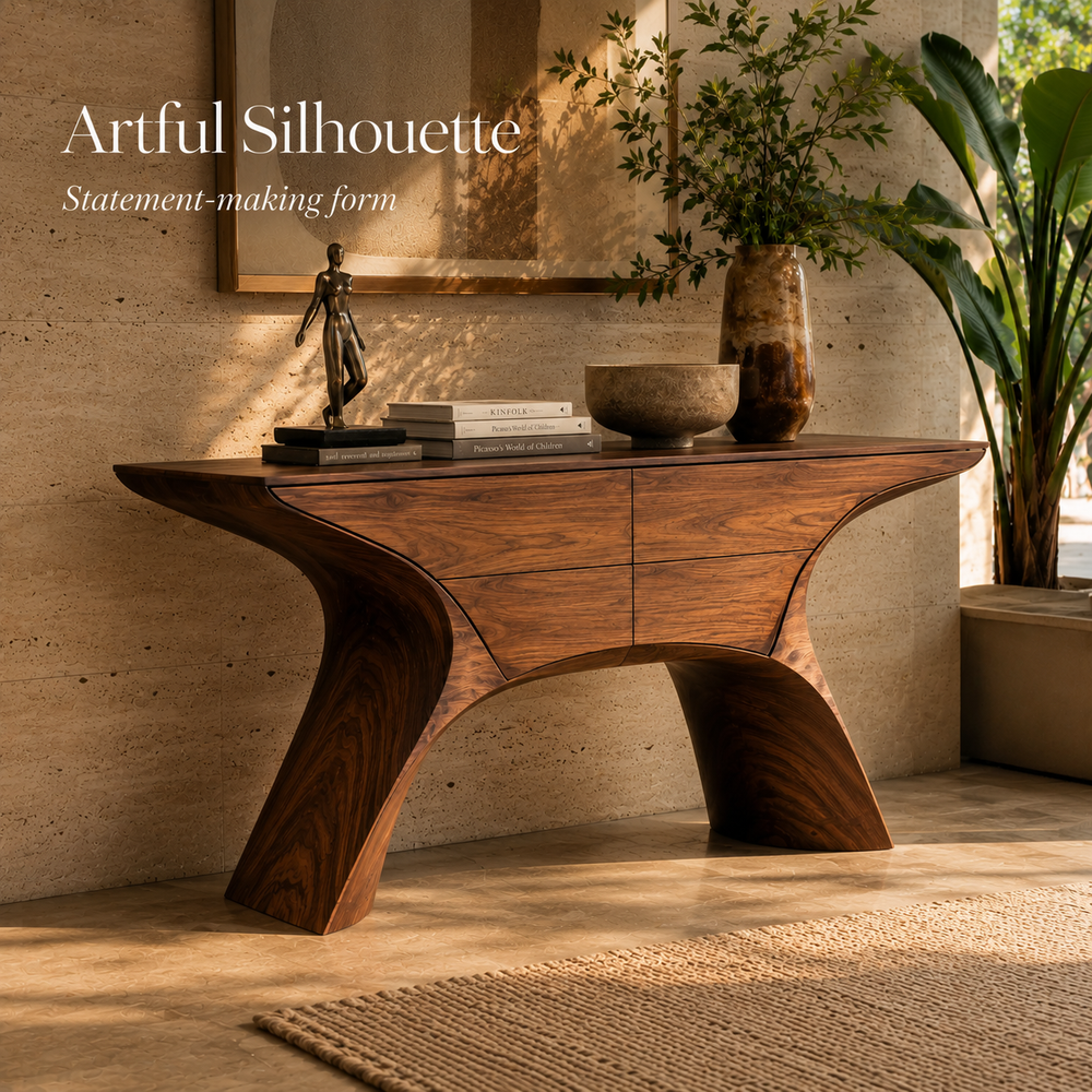 Mira Flow Wood Console Table - Design 498 - product image 03