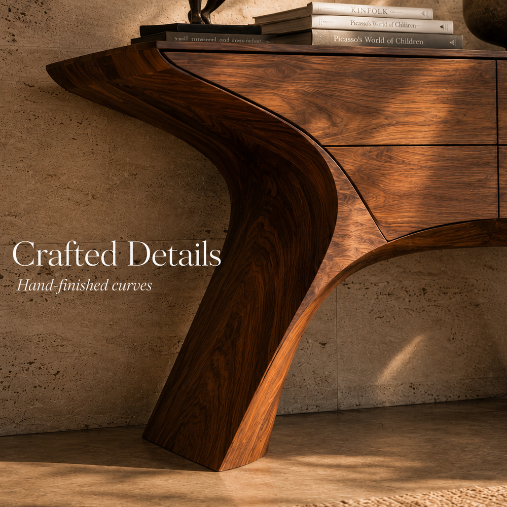 Mira Flow Wood Console Table - Design 498 - product image 05