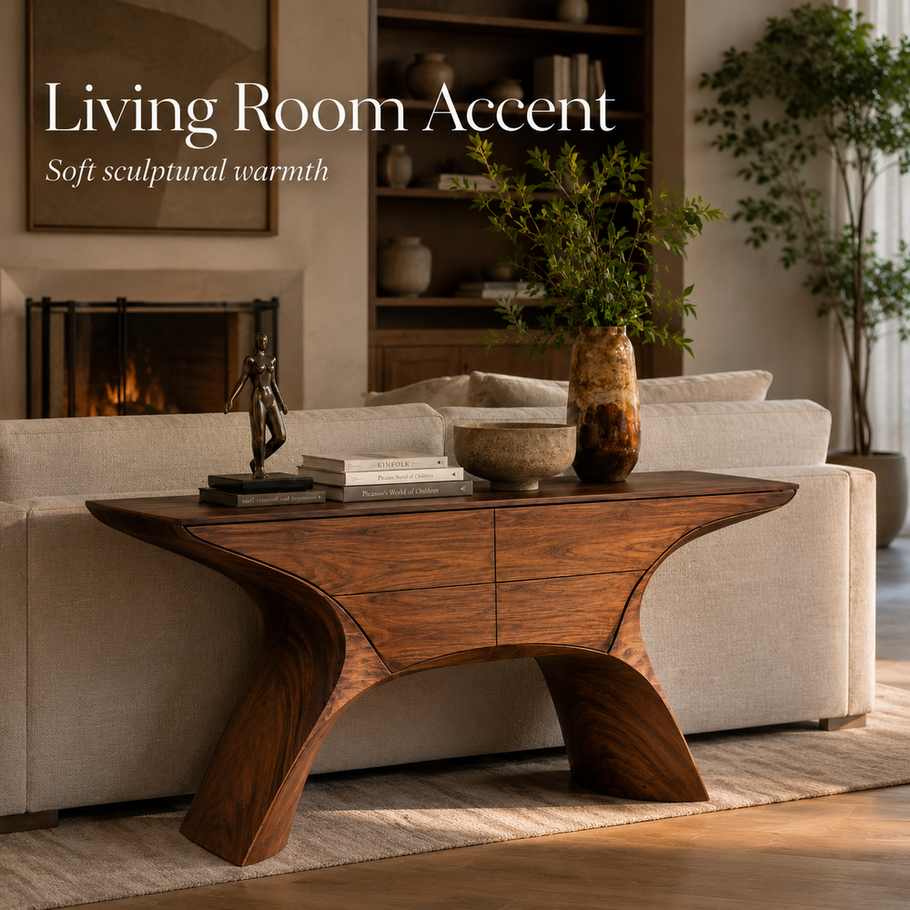Mira Flow Wood Console Table - Design 498 - product image 09