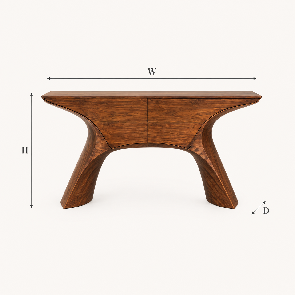 Mira Flow Wood Console Table - Design 498 - product image 11