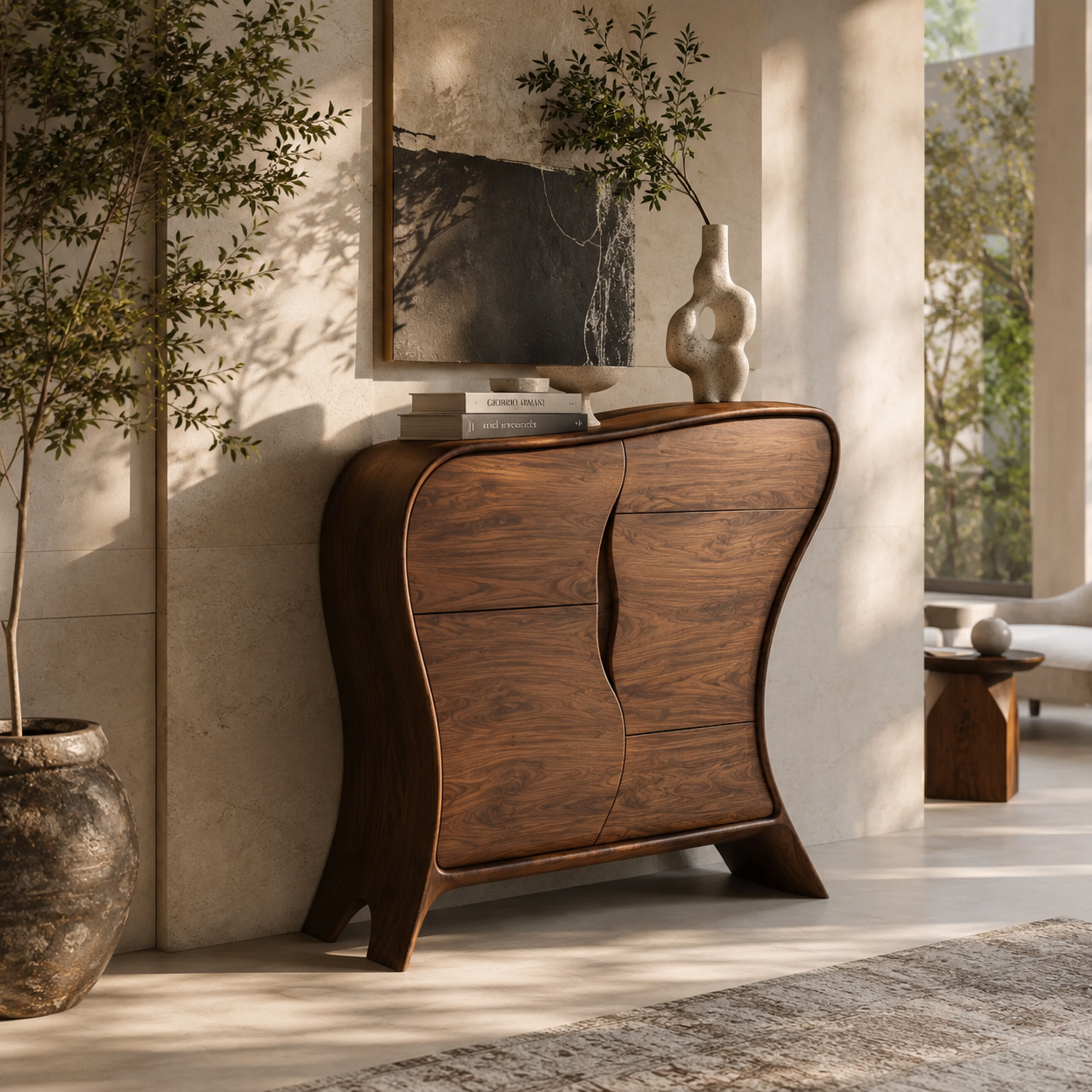Talia Soft Edge Console Table - Design 499 - main view