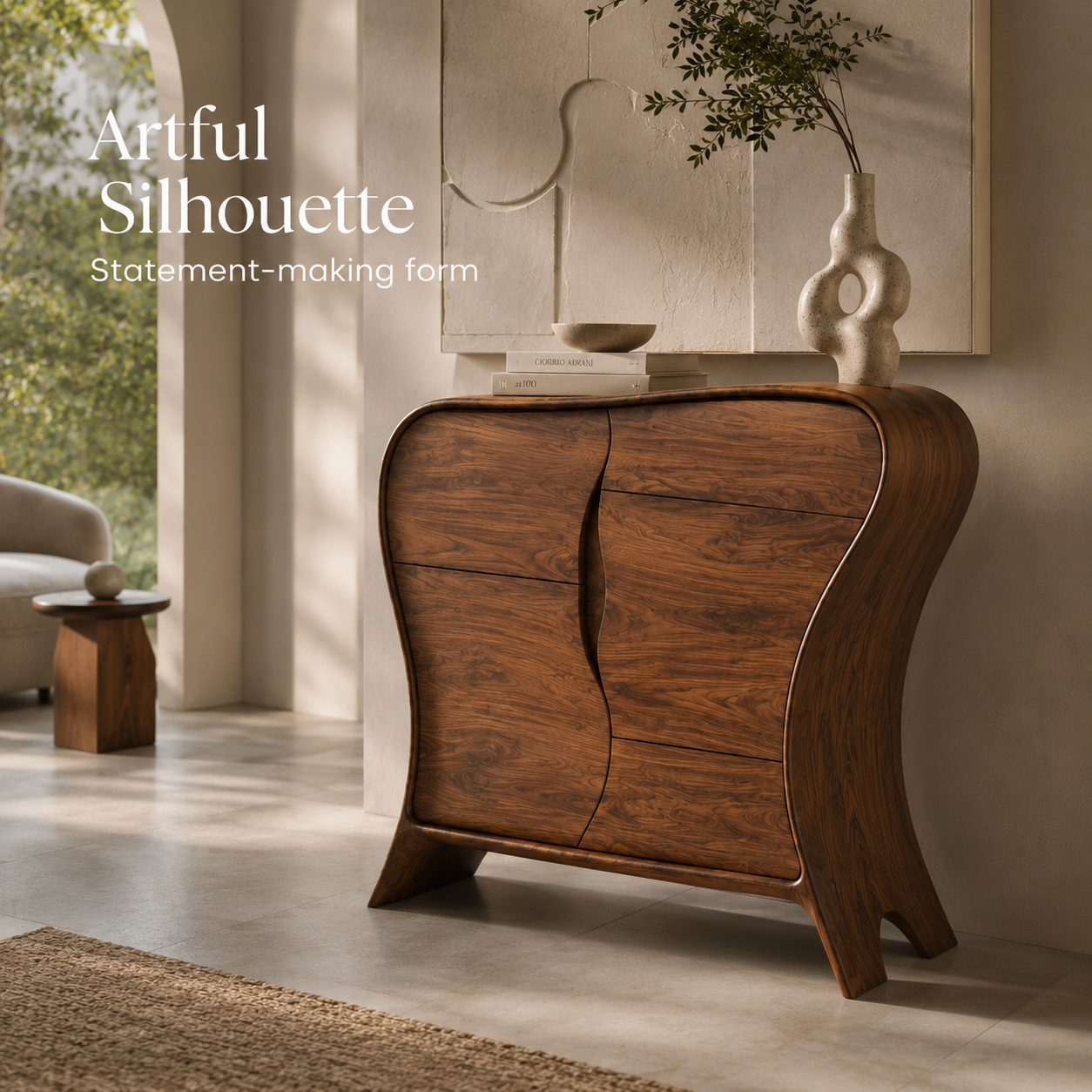 Talia Soft Edge Console Table - Design 499 - product image 02
