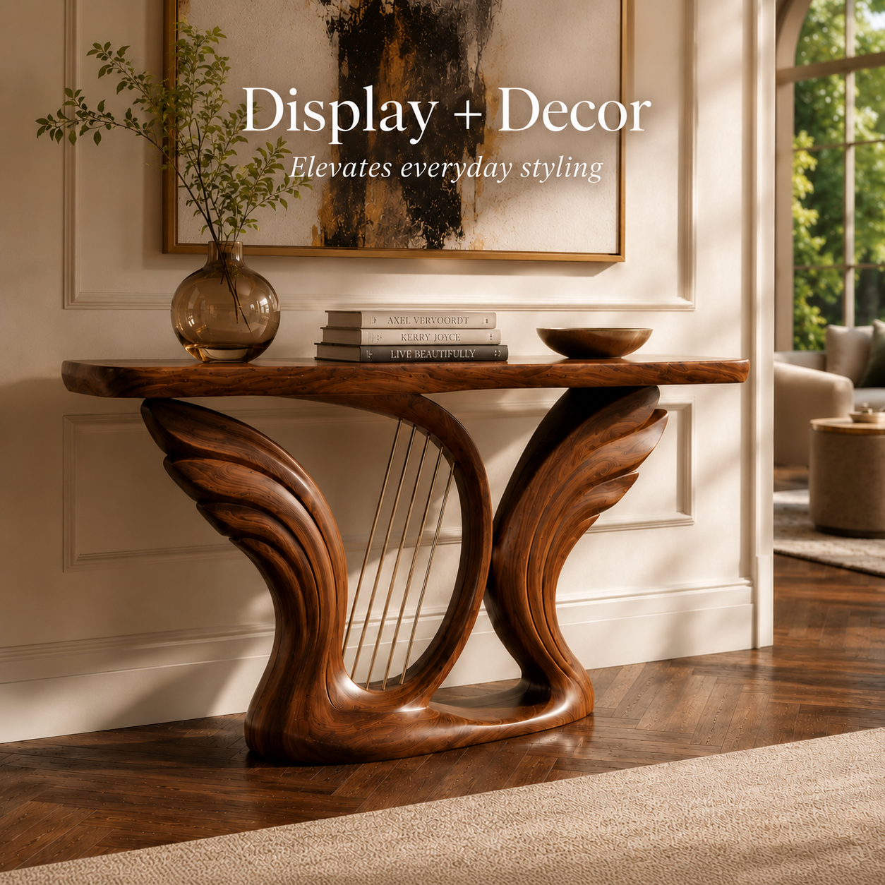 Vale Sculptural Entry Console Table - Design 500 - product image 05
