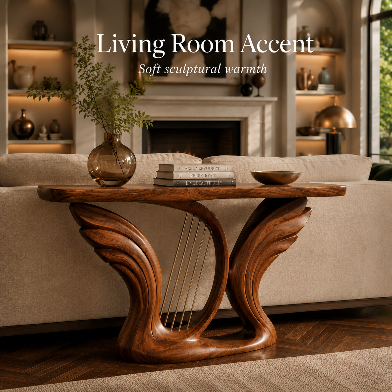 Vale Sculptural Entry Console Table - Design 500 - product image 08