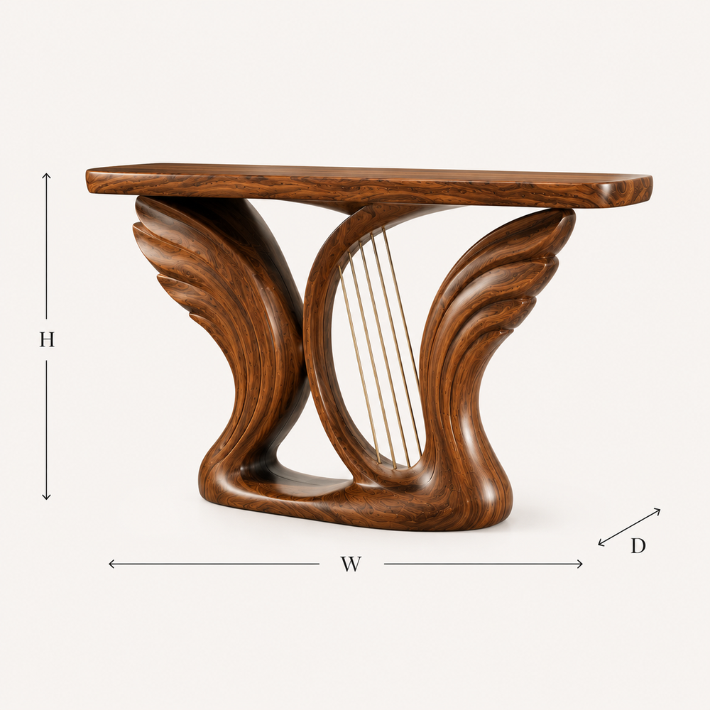 Vale Sculptural Entry Console Table - Design 500 - product image 10