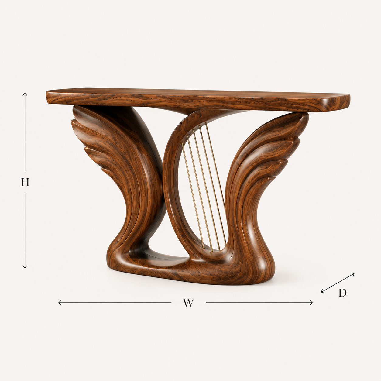 Vale Sculptural Entry Console Table - Design 500 - product image 10