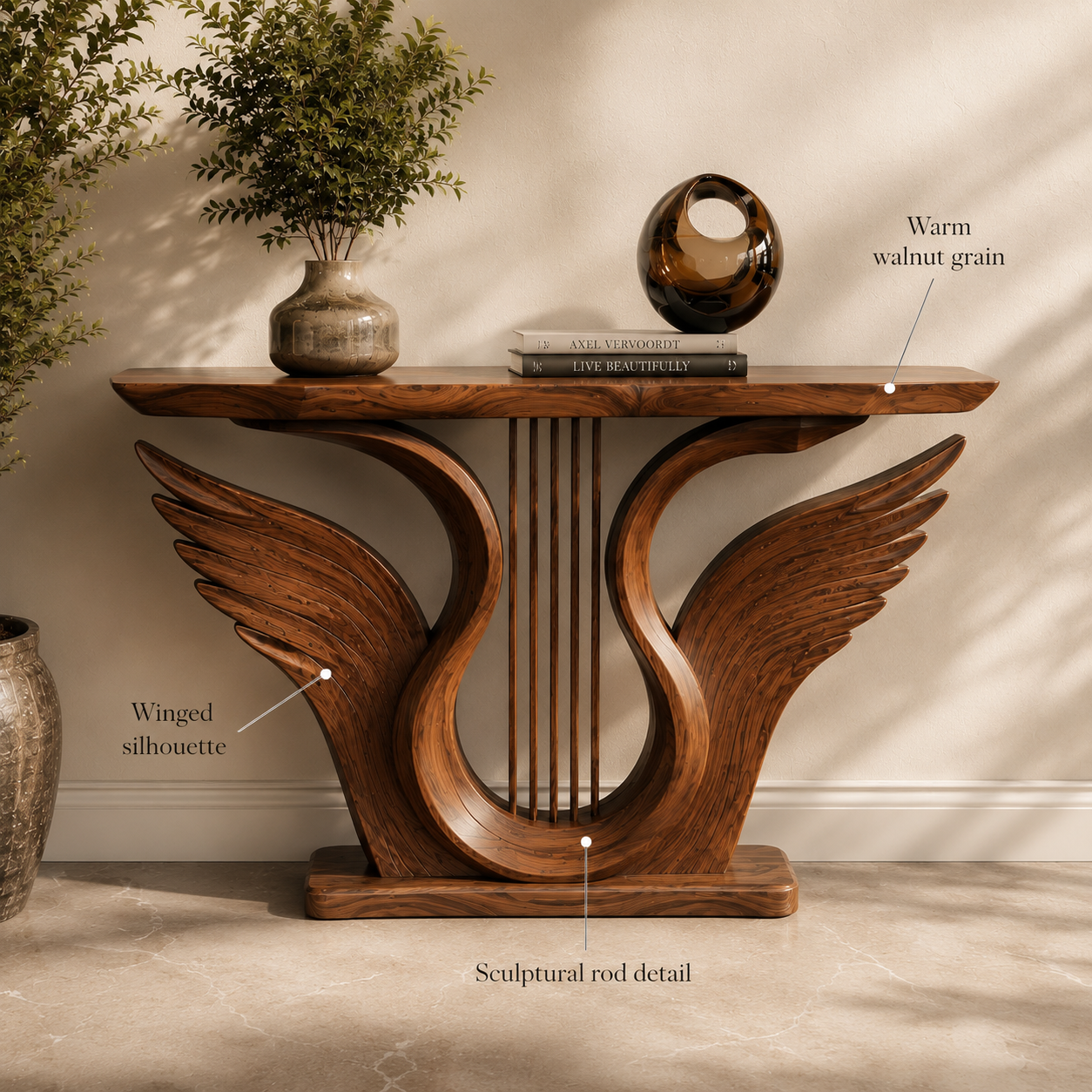 Isla Gallery Rail Console Table - Design 501 - product image 06
