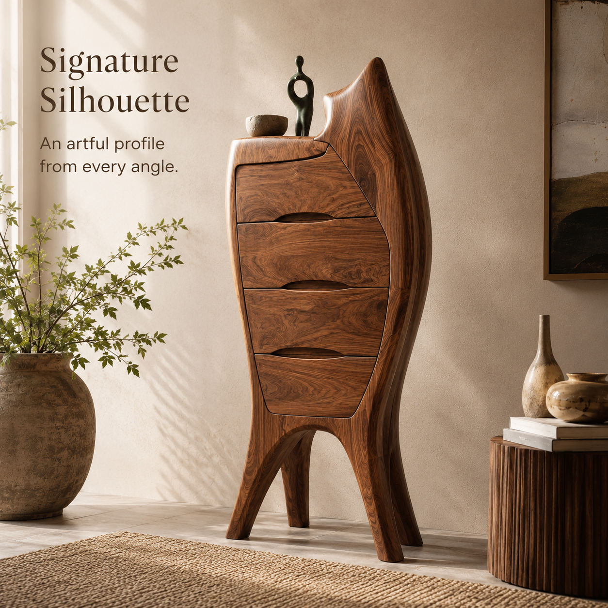Aurelle Sculptural Console Table - Design 505 - product image 03