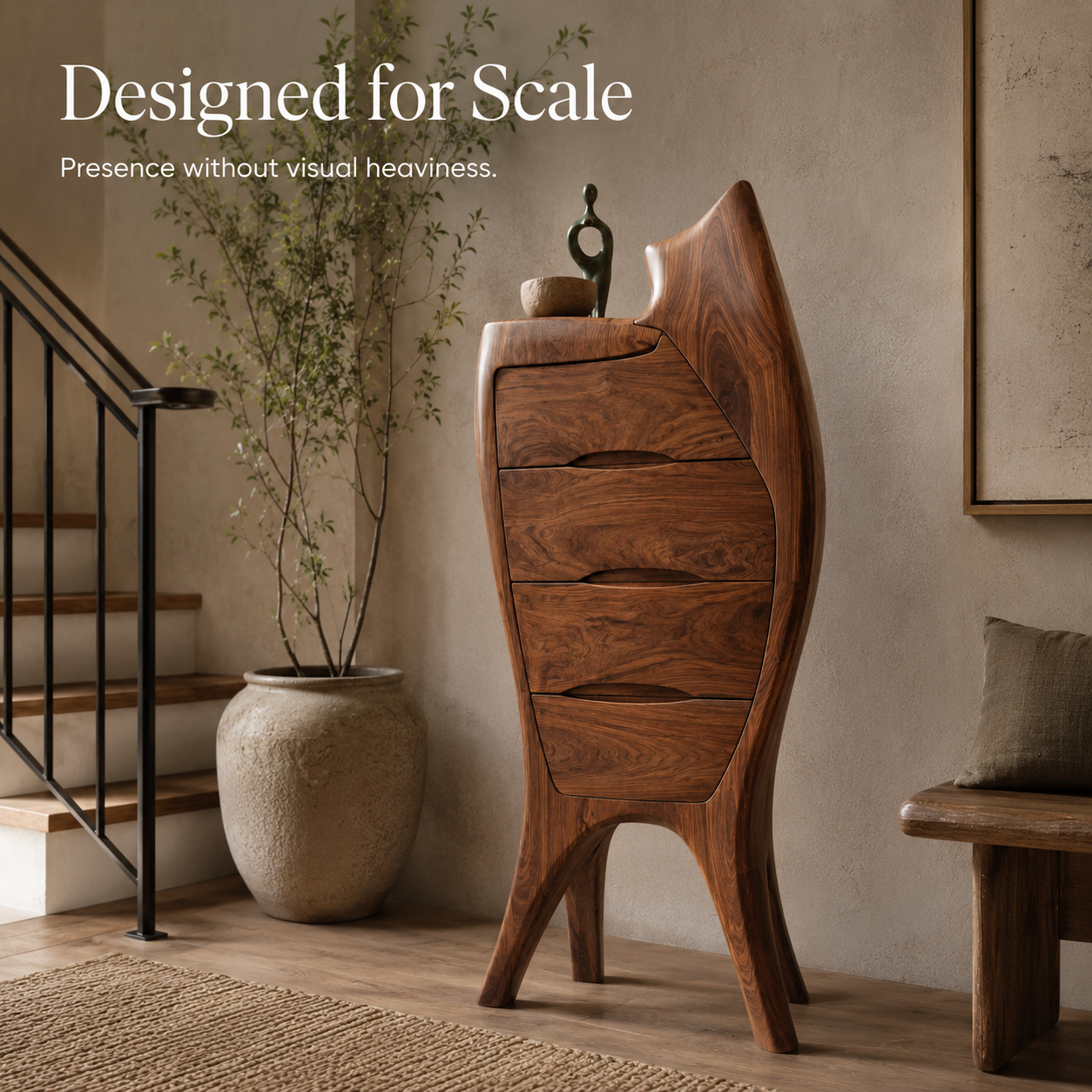 Aurelle Sculptural Console Table - Design 505 - product image 04